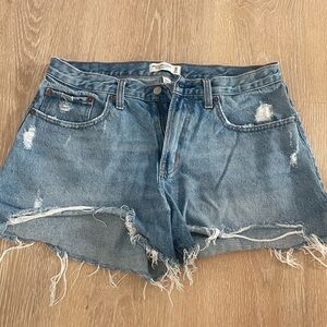 Abercrombie & Fitch Blue Jean Shorts